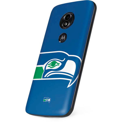NFL Seattle Seahawks Retro Logo Moto E5 Play Skin